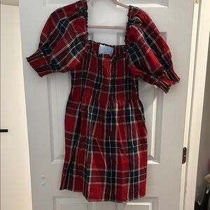 Red tartan Hill House Athena dress